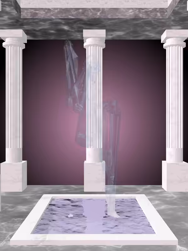 HeavenComputer: The Fading Old Blue Sky Woman #4081