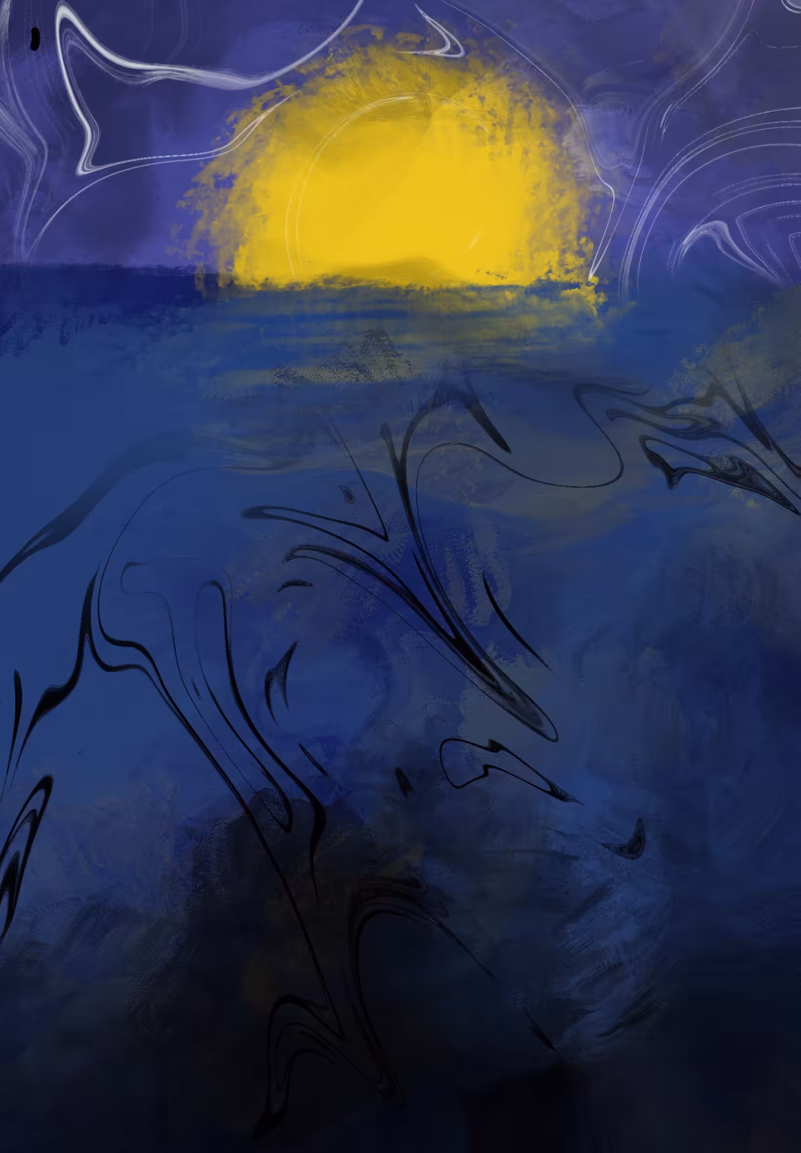 Dark sunset 