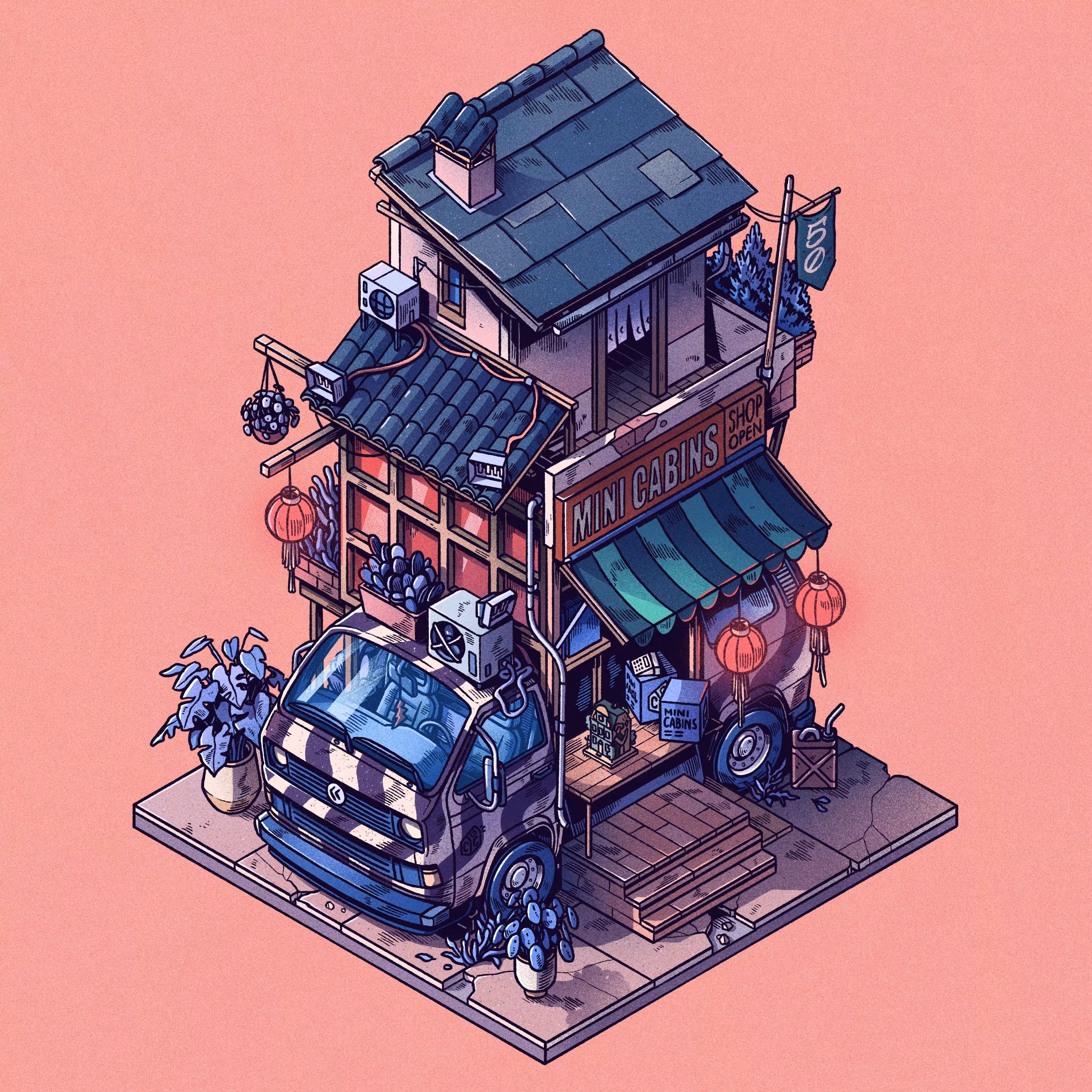 Curious Cabins #50: Caravan #586