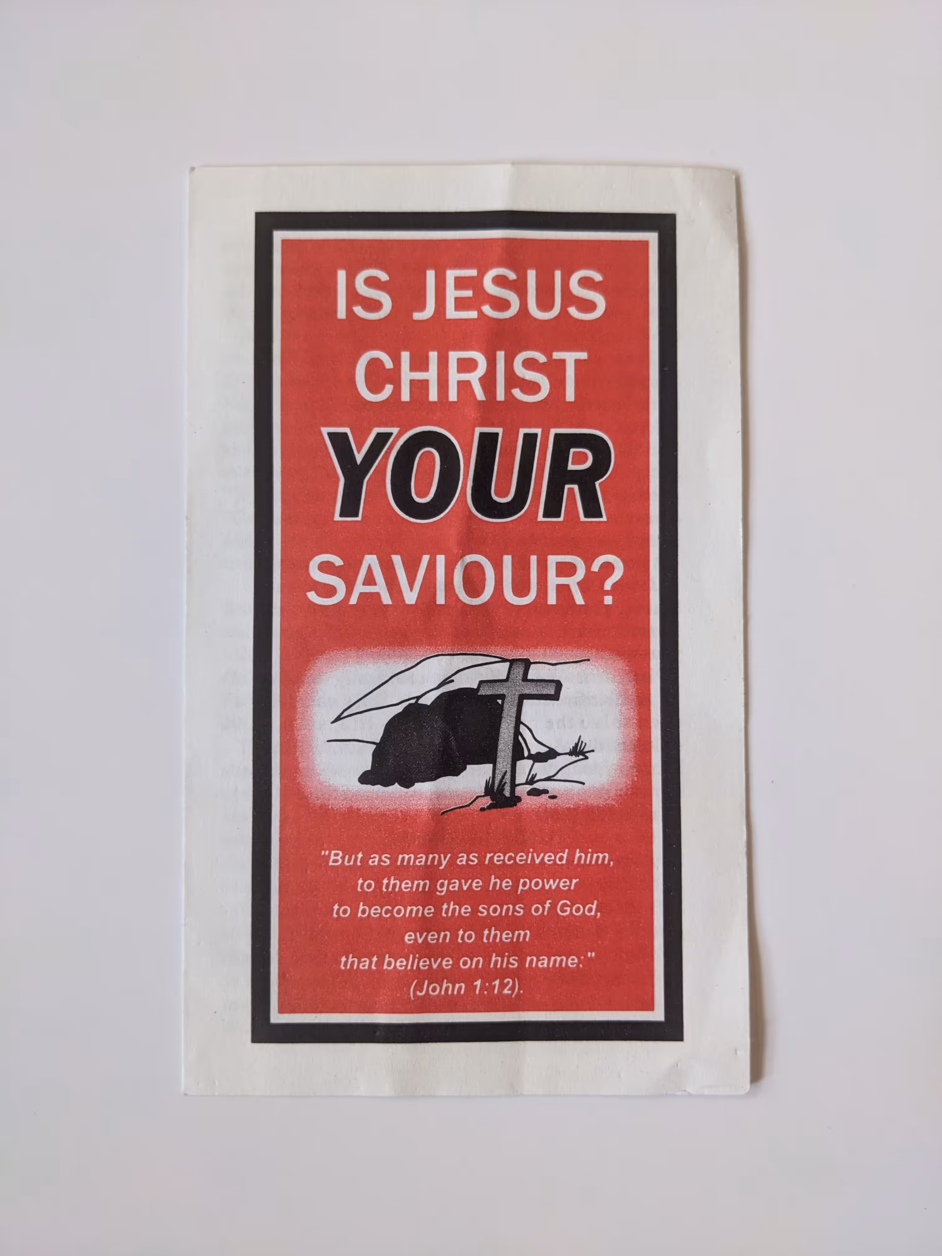 Is Jesus Christ YOUR Saviour?