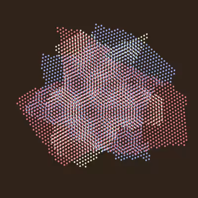 Moiré Mesh Paintings #39