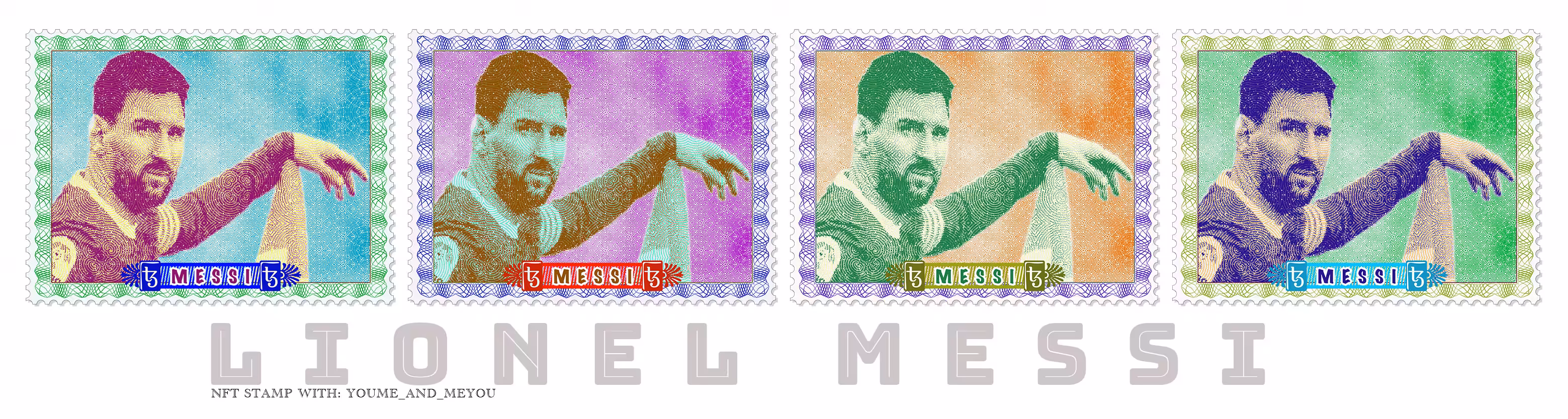 SPORT STAMP (LION MESSI BLOCK)
