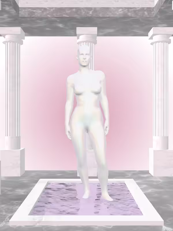 The Threatening Dusky Pale Pink Woman #6798