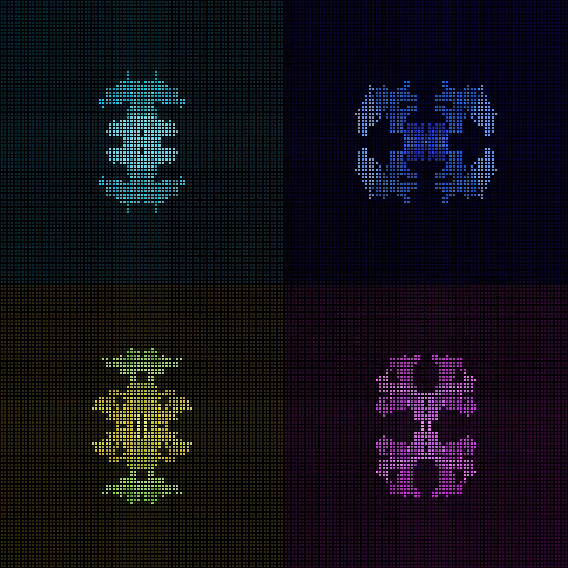 Dither Creatures 2x2 #54