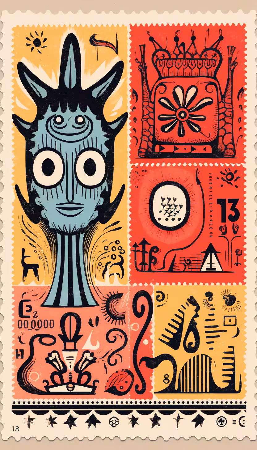 Stamps Saga Collection #104
