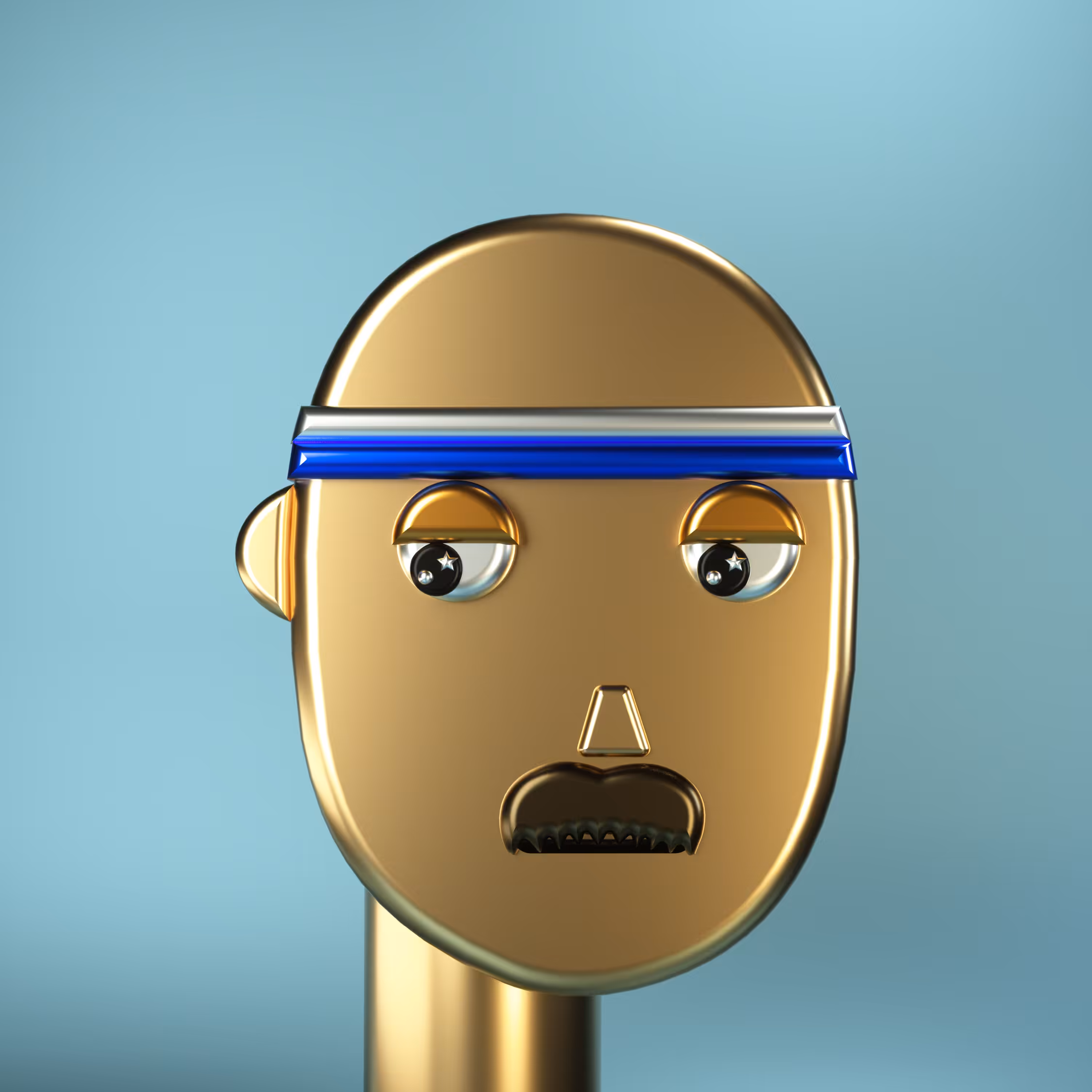 3D Chrome Punk #0897