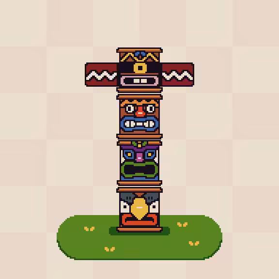 Tiki Totem #16
