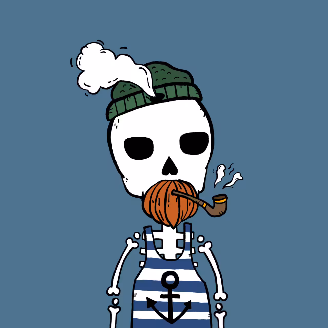 Skeledude: #056 Skeledude sailor