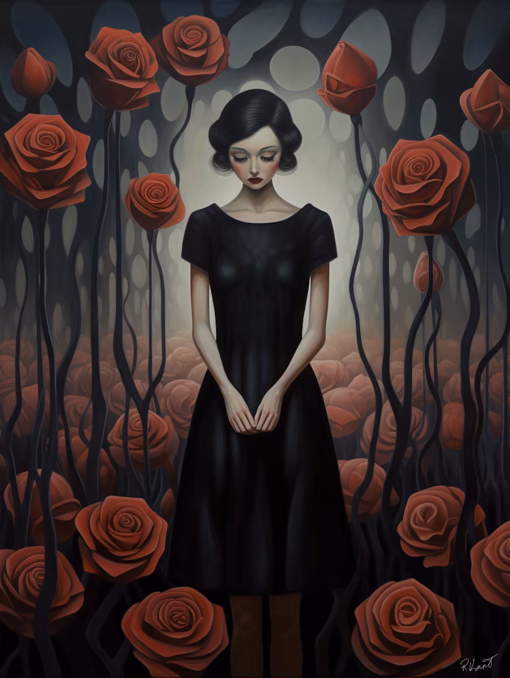 "Shadows in the Rose Garden"