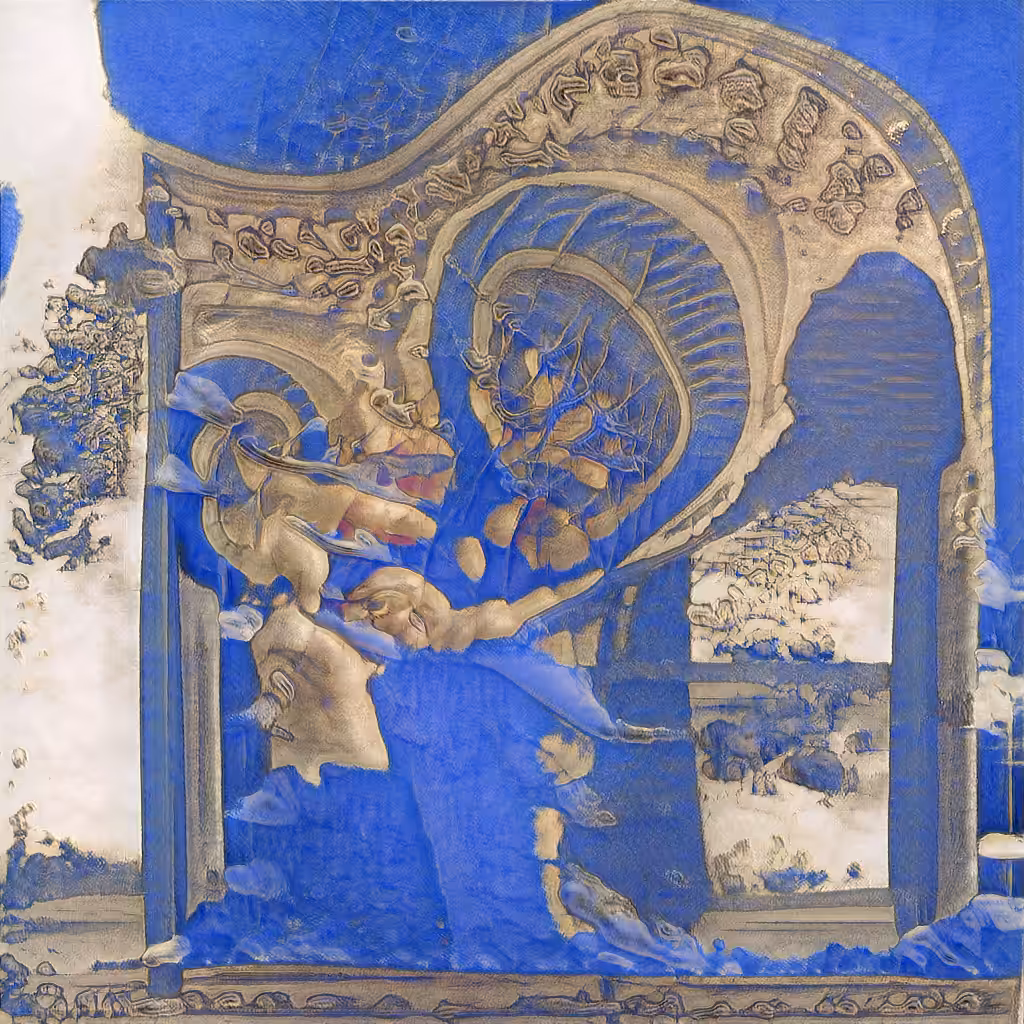 OCEAN PARTHENON - AI Renaissance Painting #10