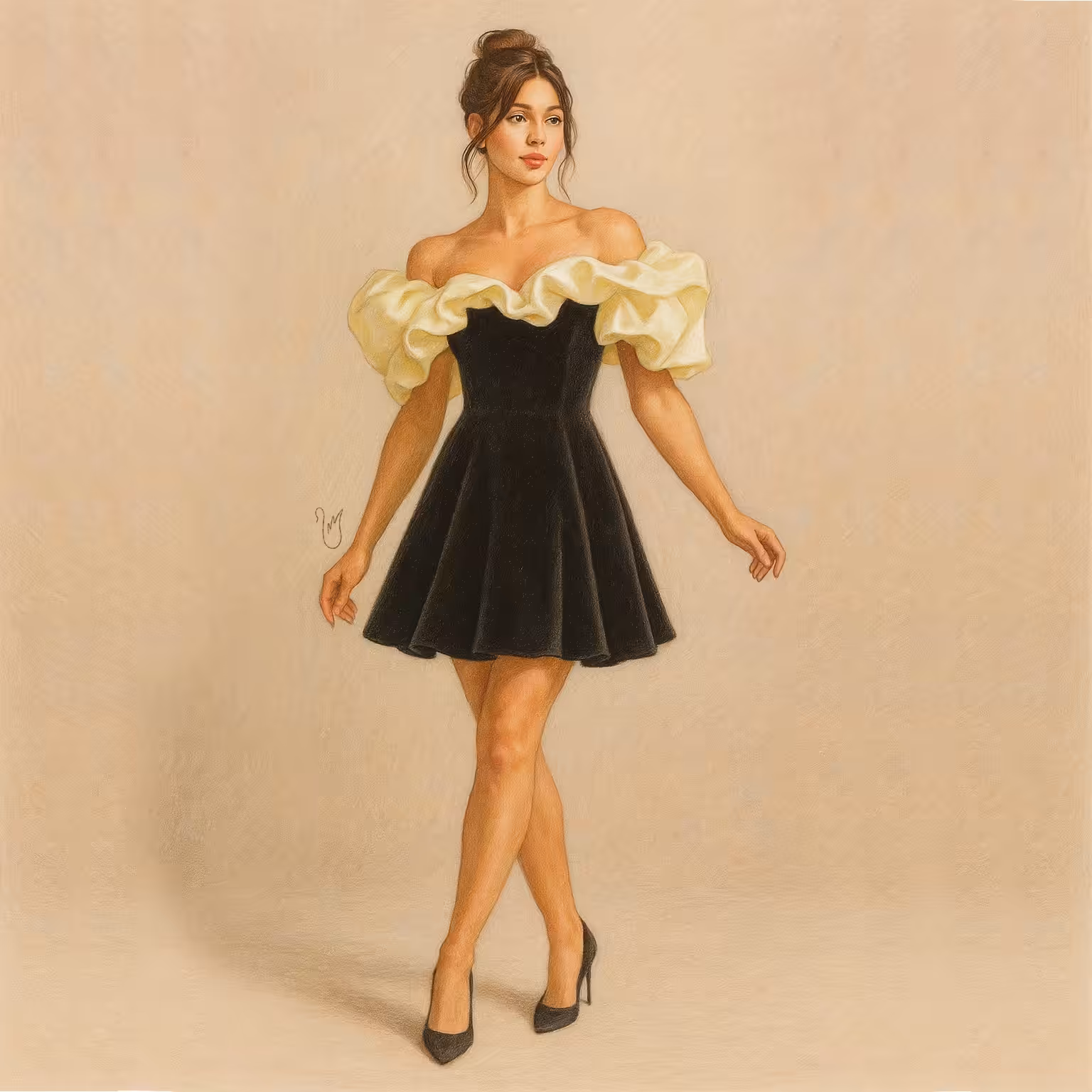 Luxury Draped in Ruffles