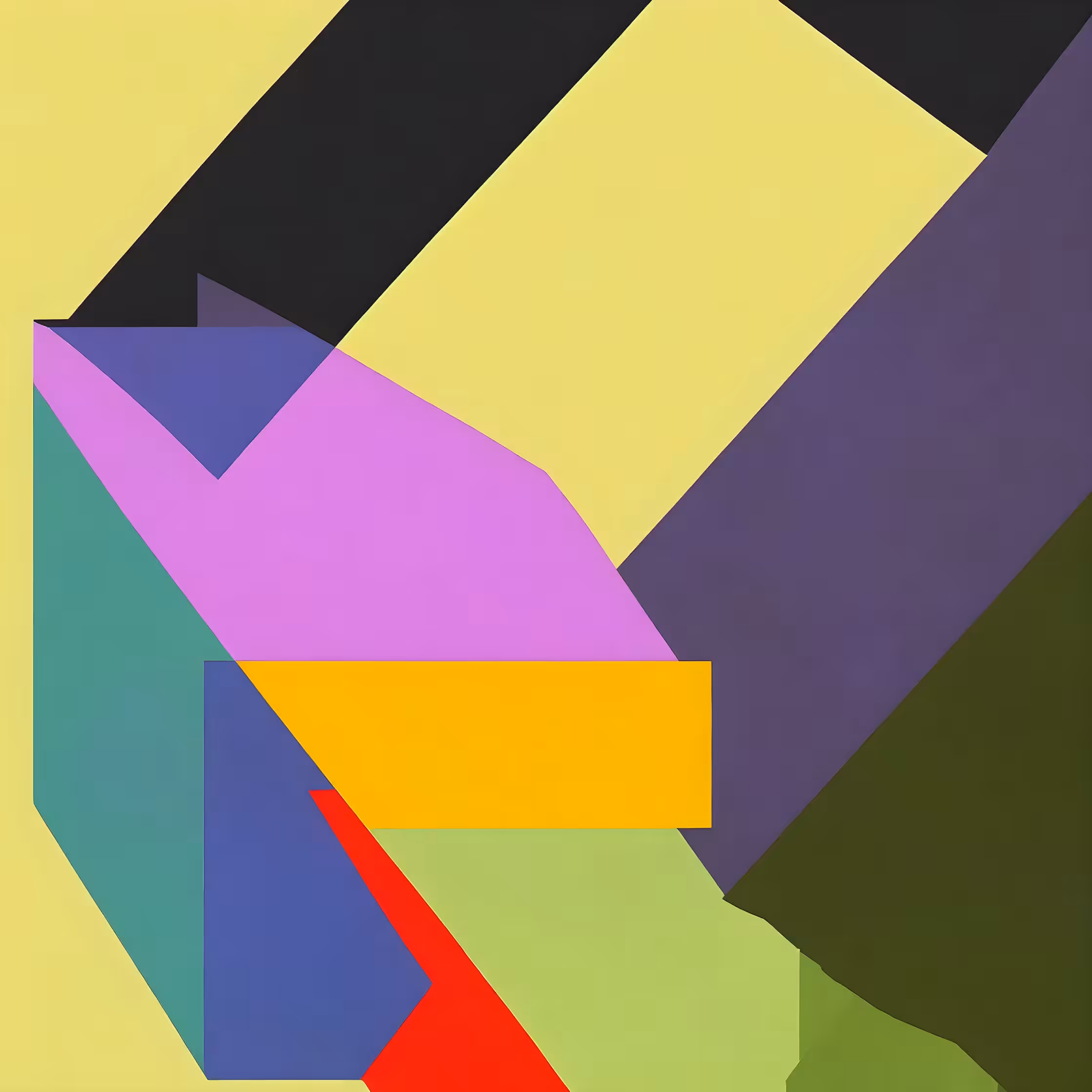 AI Colour Studies: AI Colour Study 025
