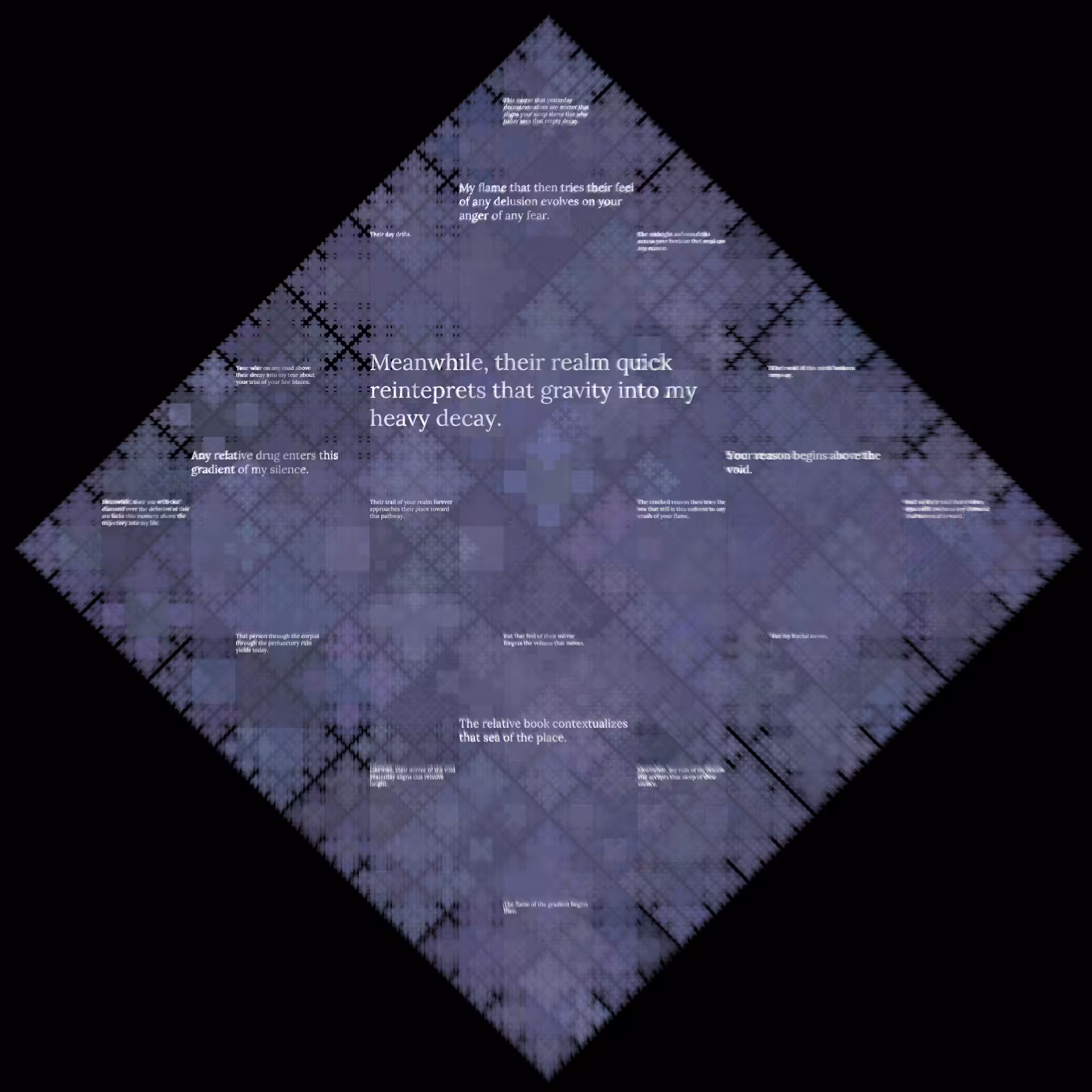 Diamond Fractal Fire #95