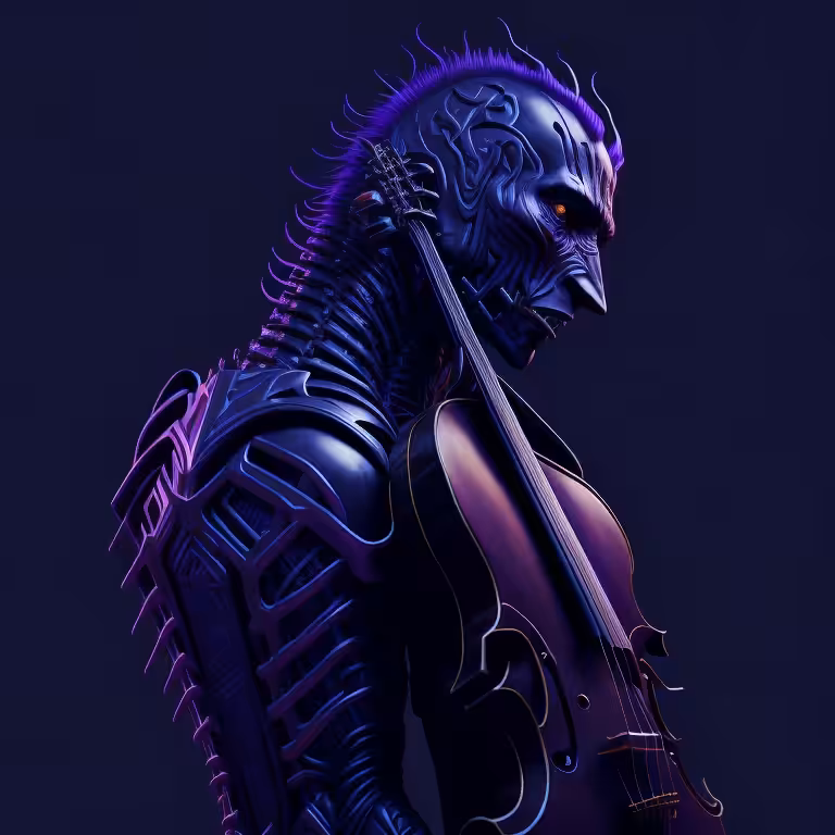 NFT Melody : Cyborgs' Love Of Music #02