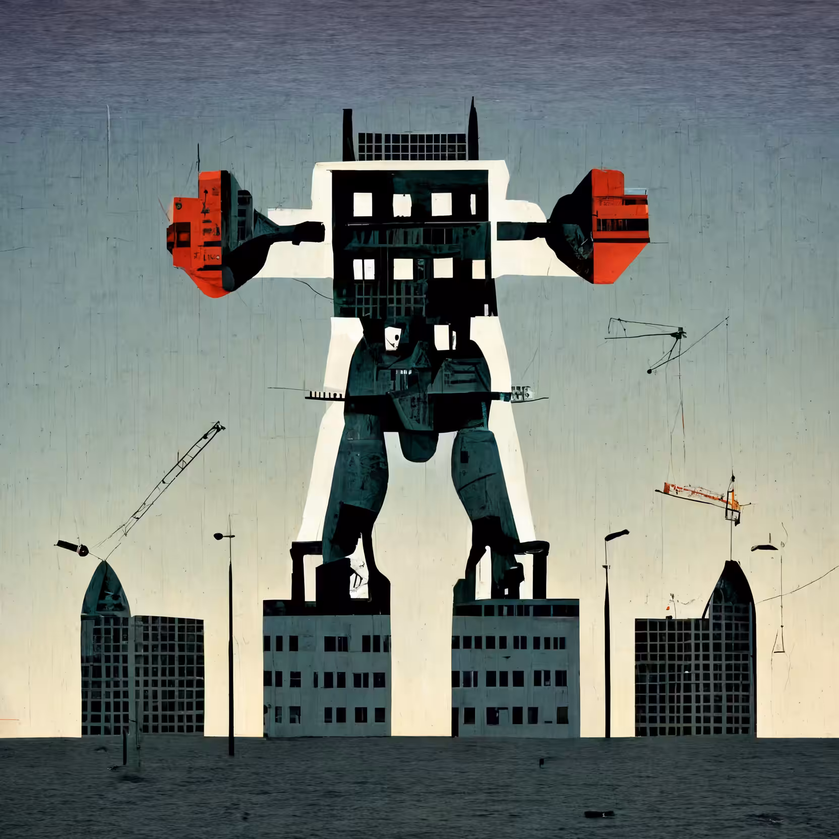 Giant Robot Smashing City Redux