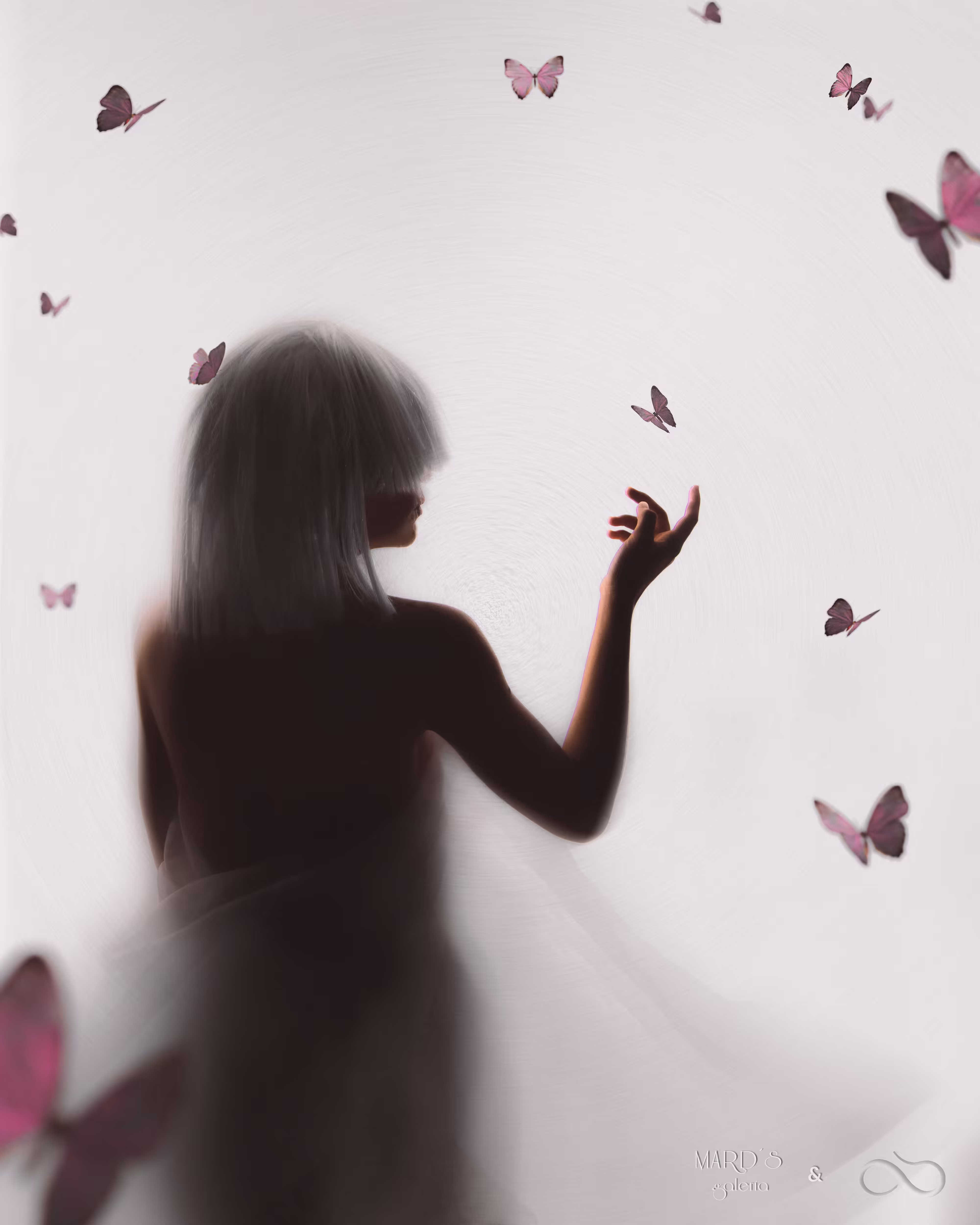 Pink flutterby // Revoloteo rosa