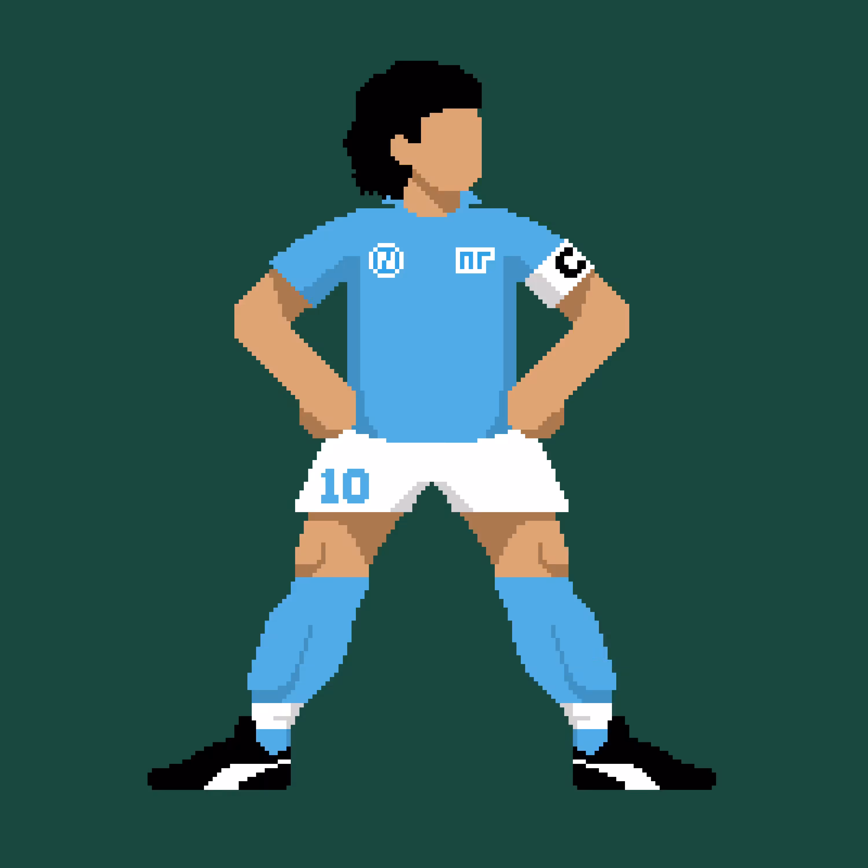 Super Soccer Pixel Club: D. MARADONA • NAPOLI