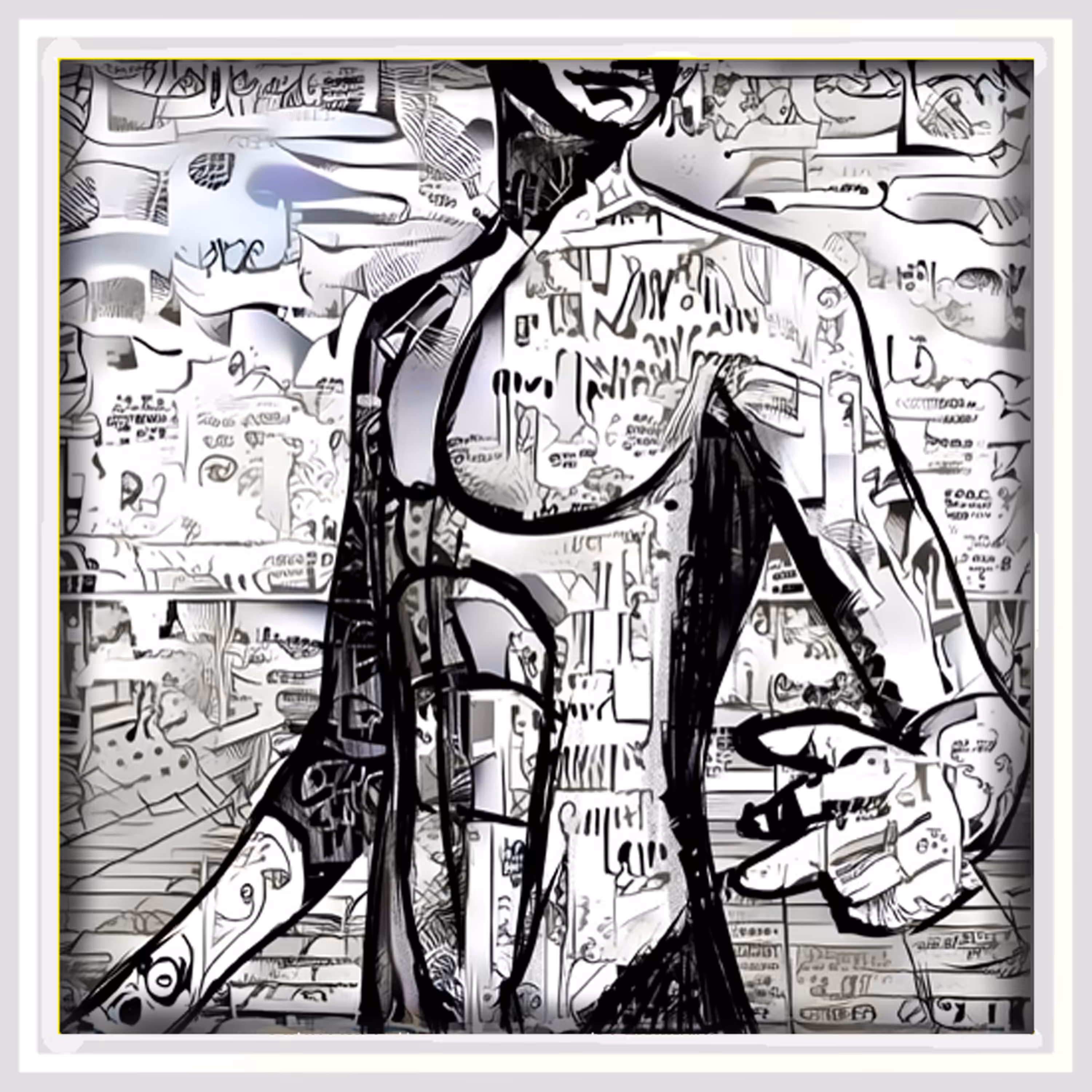 Psychological Erotica White Frame