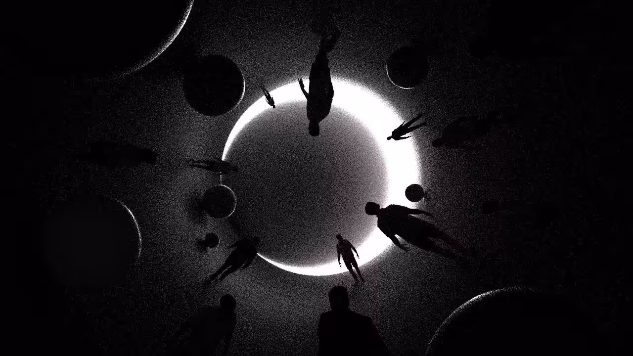 Silence in the Orbit of Darkness