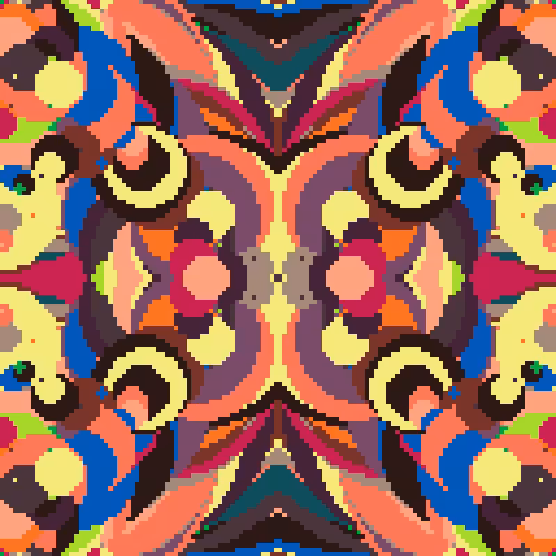 Rapid Psychedelic Inkblot Test Generator #30