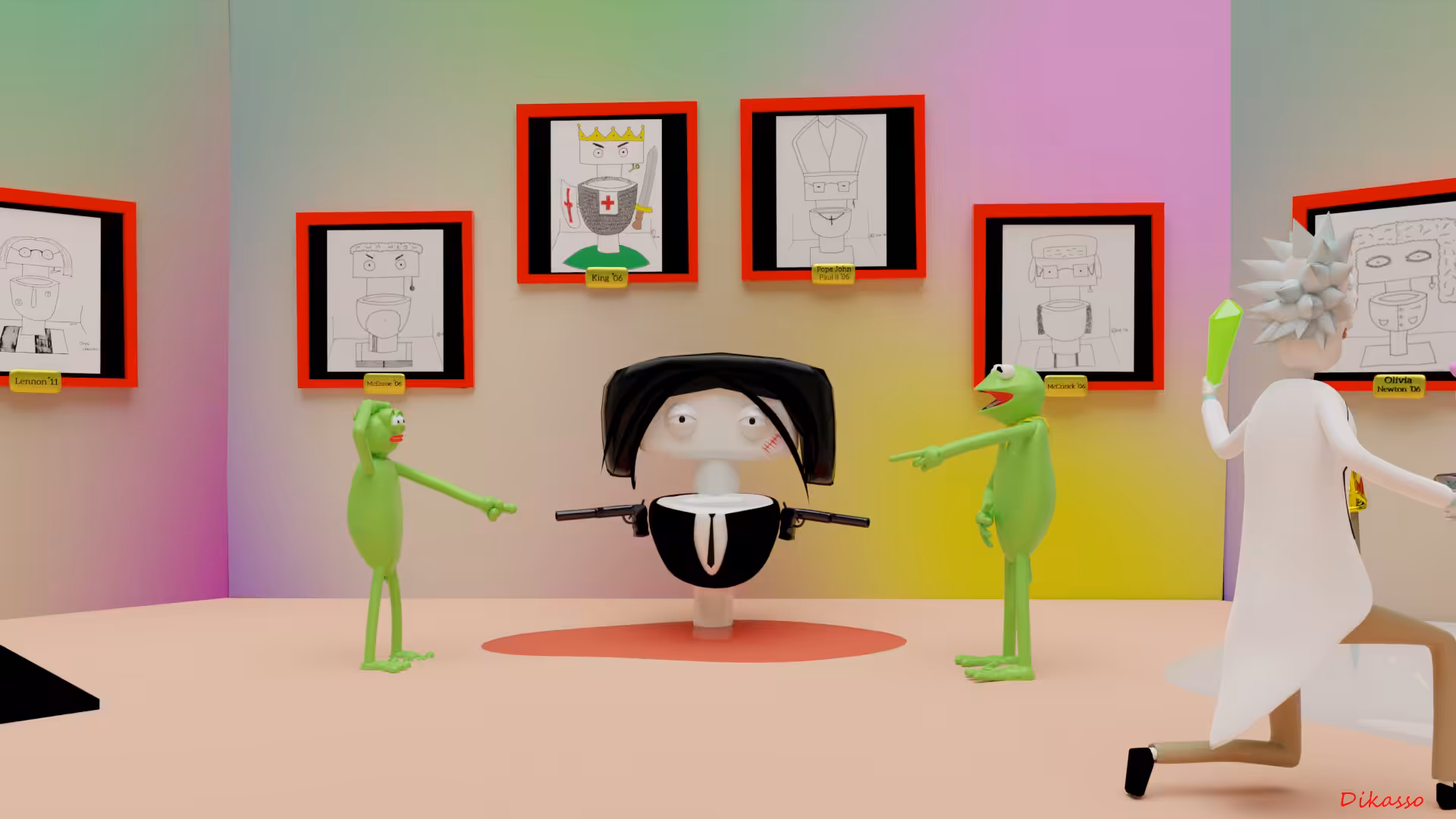 Dikasso's World Famous Johns Gallery - John Wick