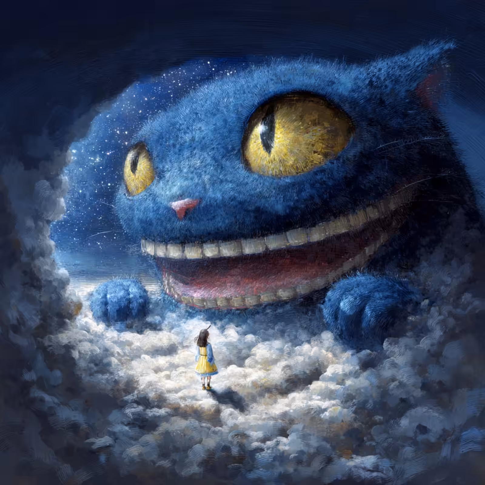 Alice and the Cheshire Cat 