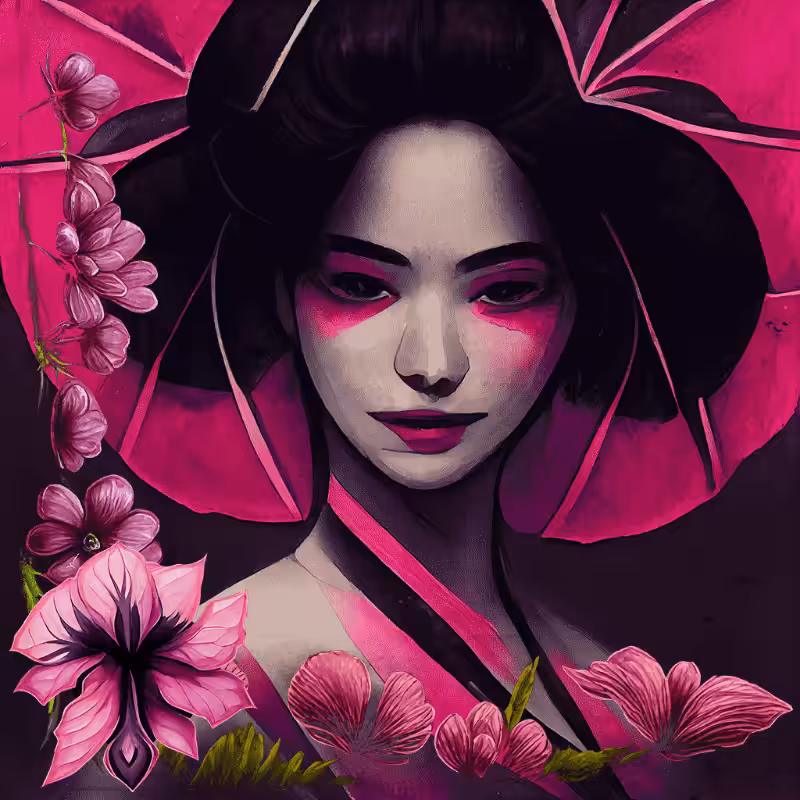 Geisha in Magenta #4