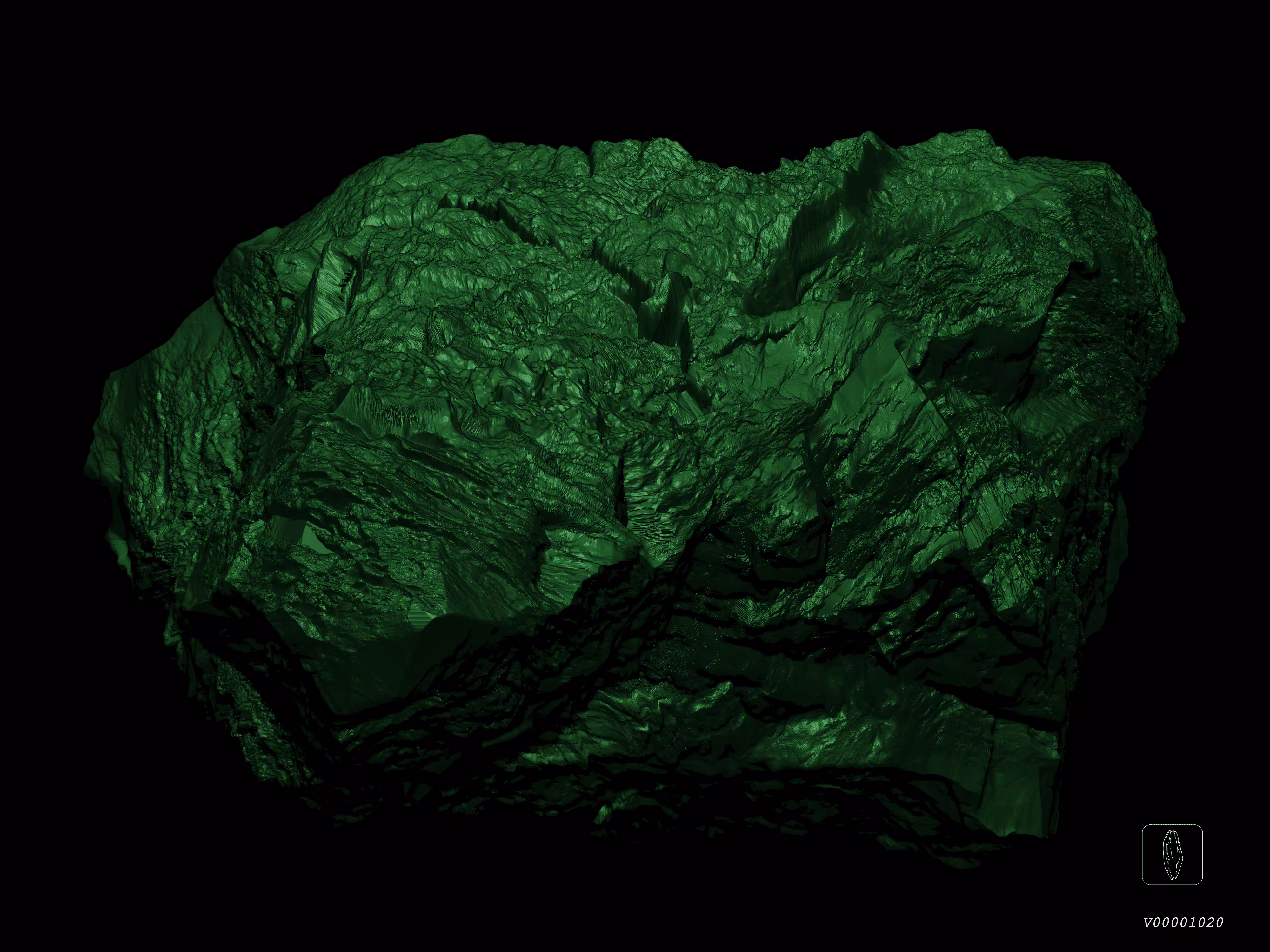 NWA 88888 Nephrite Dragon
