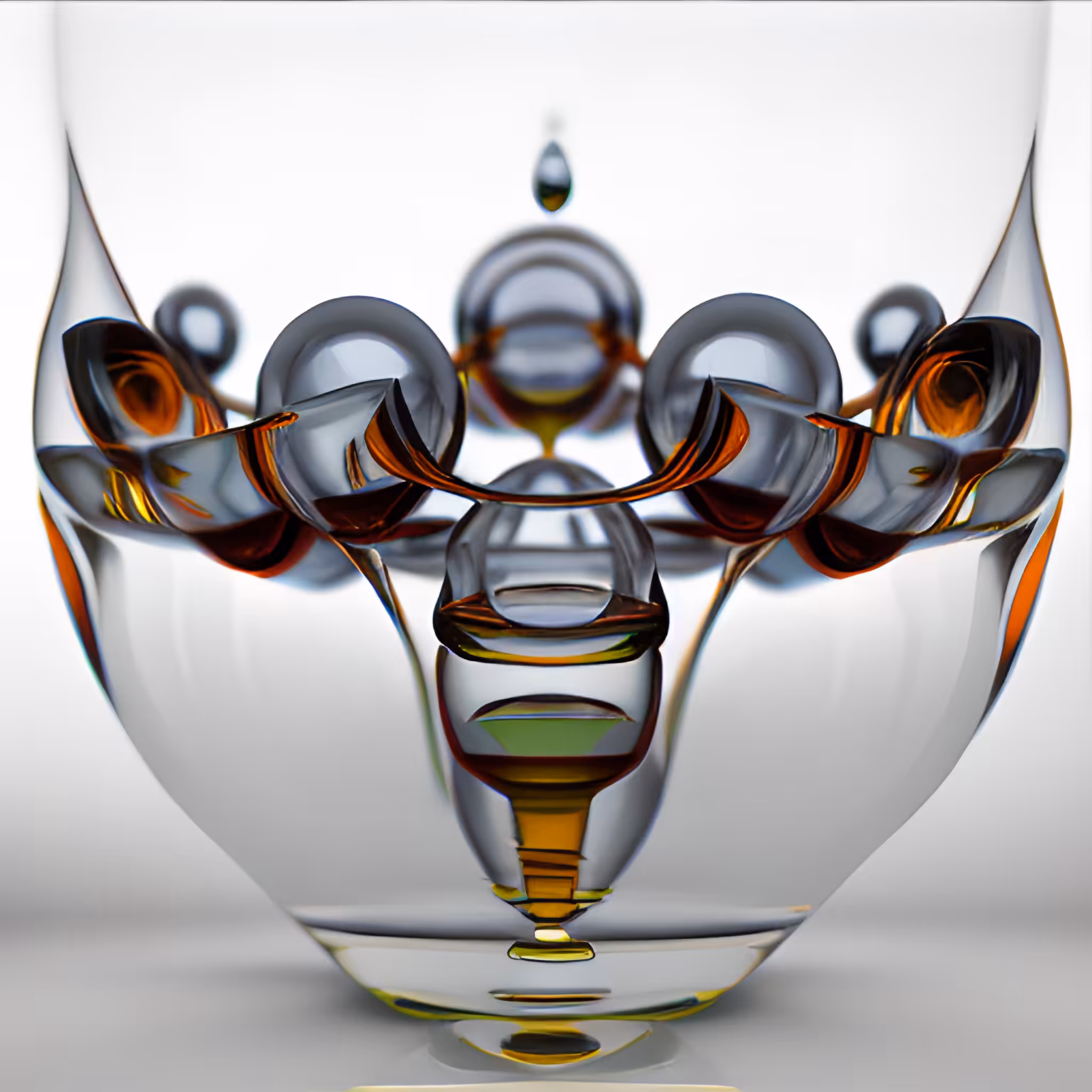Life: Pairing of transparent spheres.