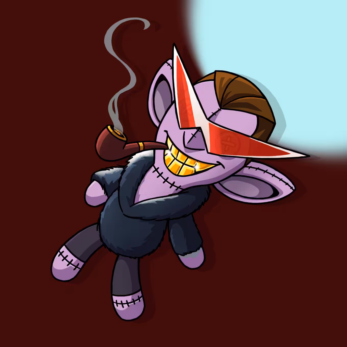 #8807 Sneaky Vampire Teddy