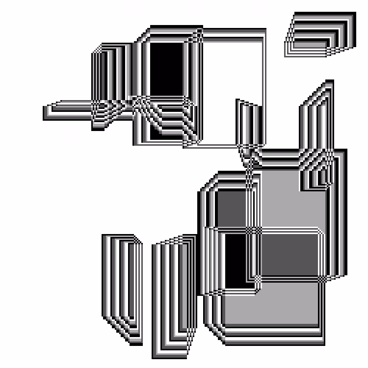 Superimposed Rectangles #34