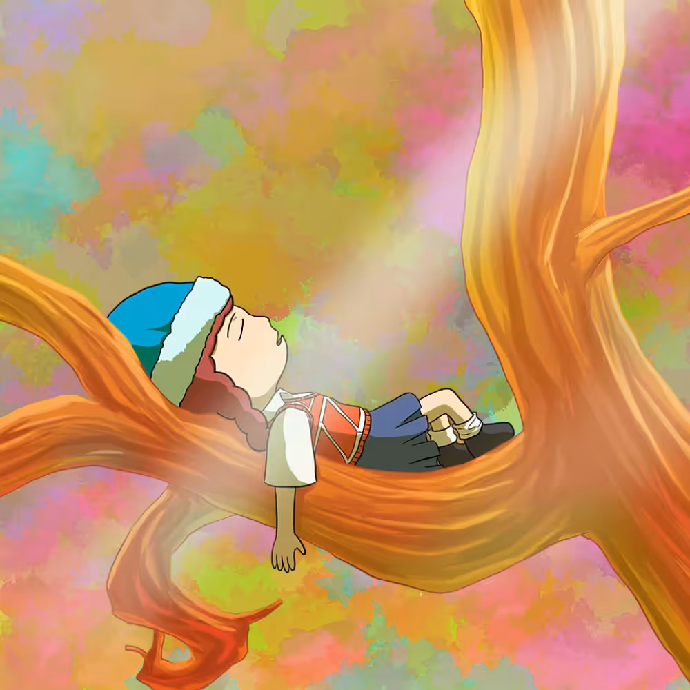 Livy Just want to Sleep - Swinging Tree Branch