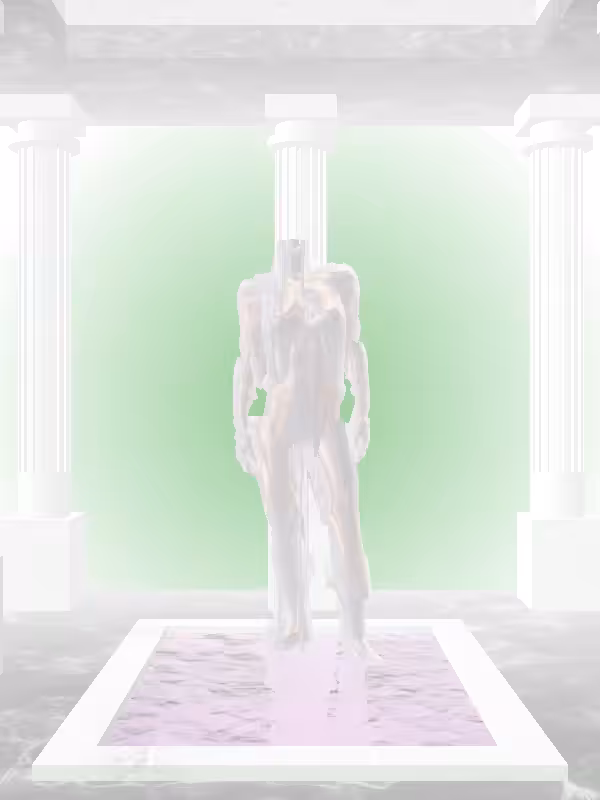 HeavenComputer: The Loser Holographic Glow Woman #3588