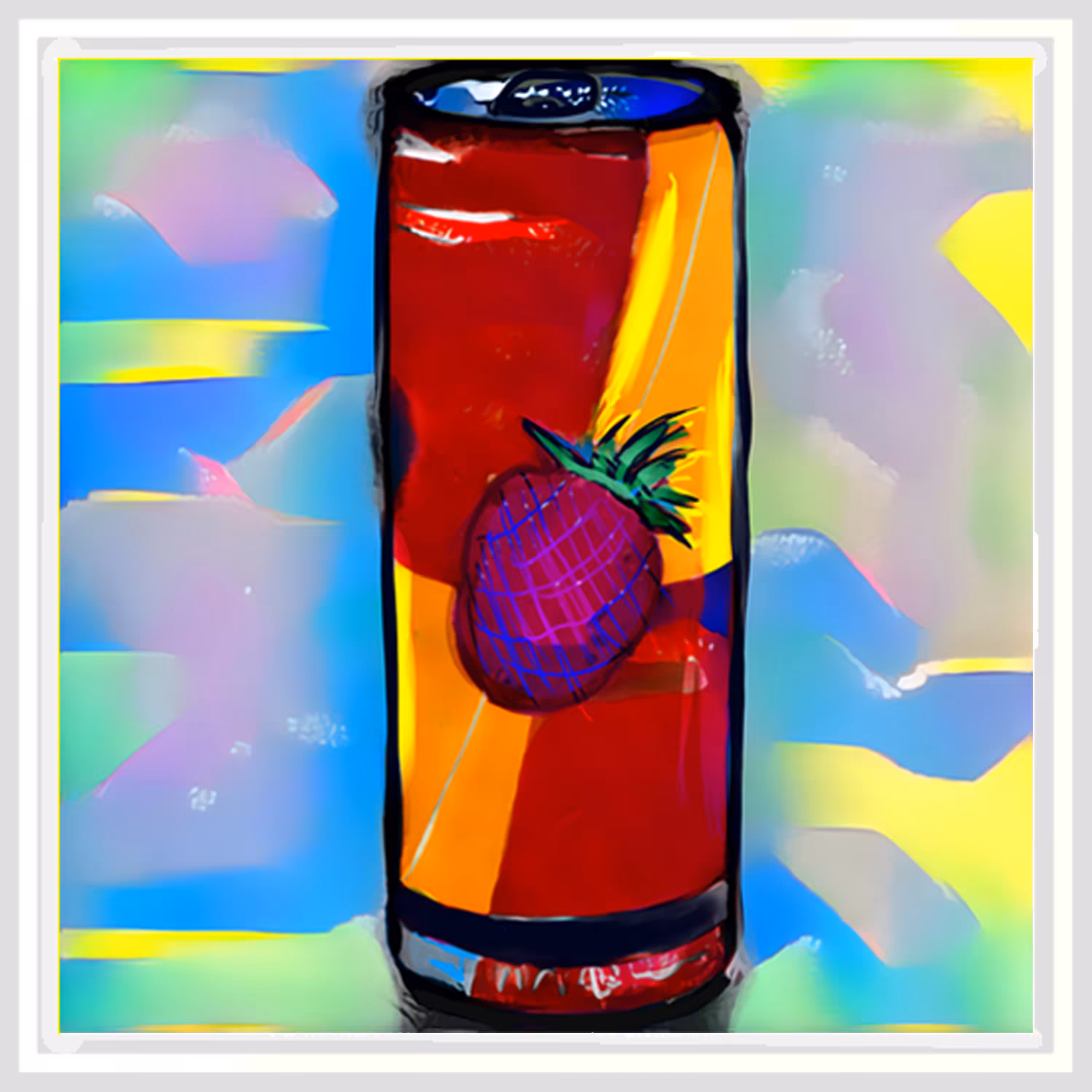 Super Drink White Frame