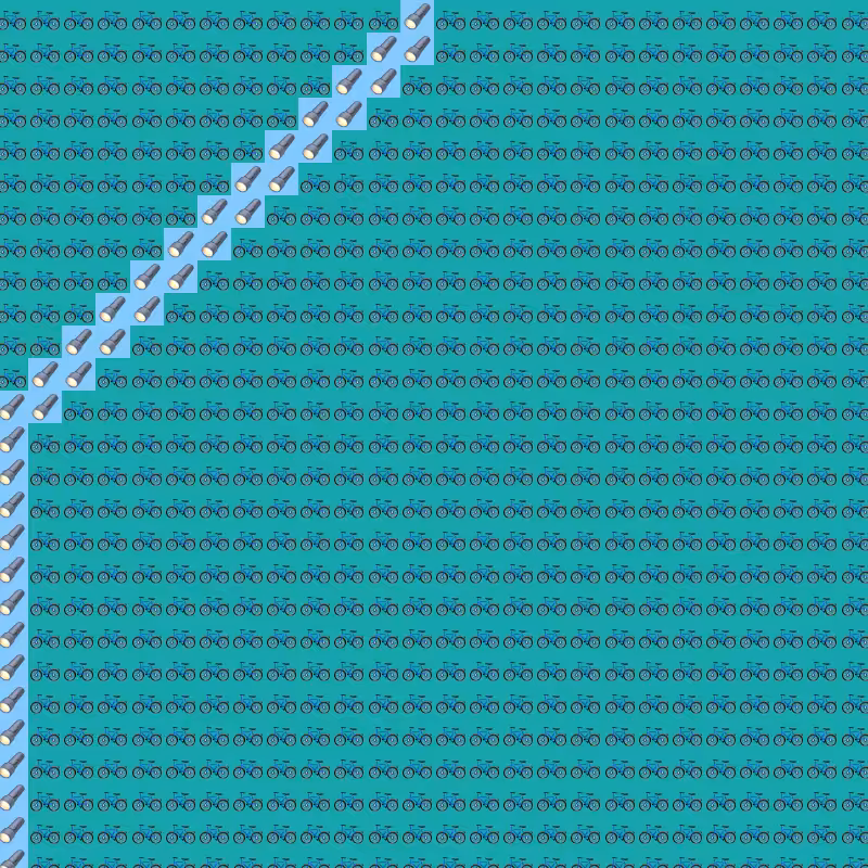 Elementary Cellular Emoji Automata #119