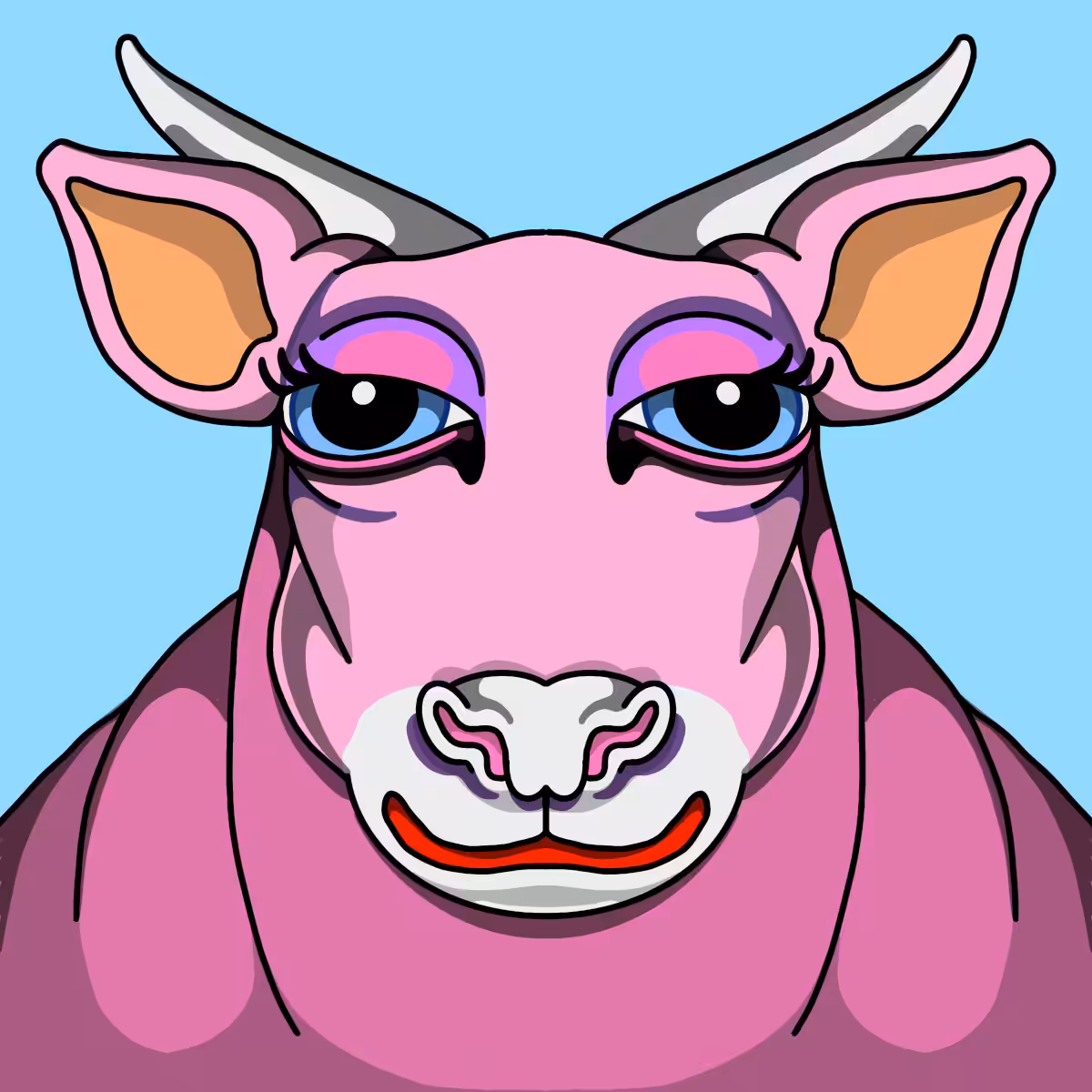 |Hedz| Pink Cow