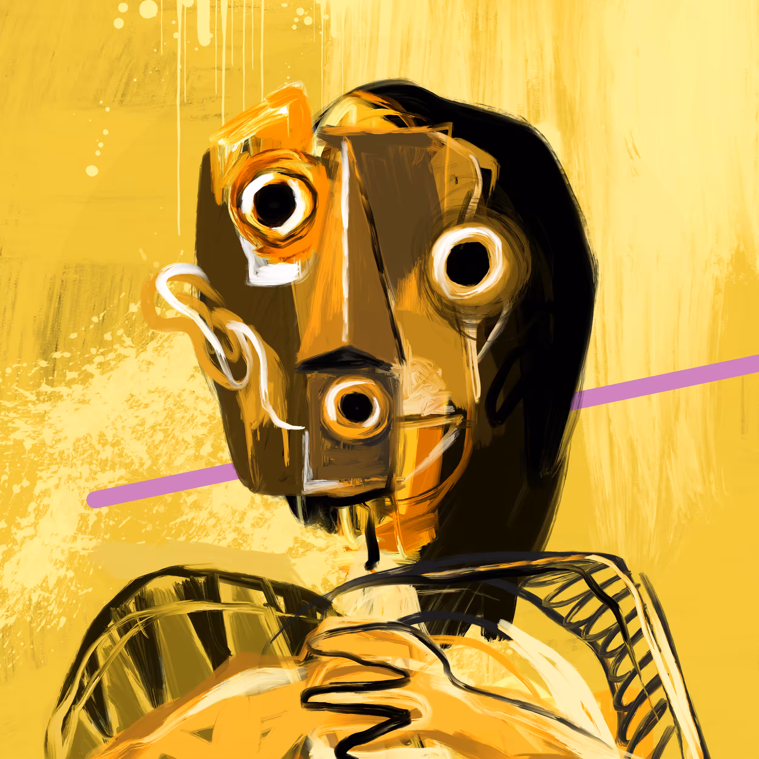 The Unknown Painter (Gold) #14