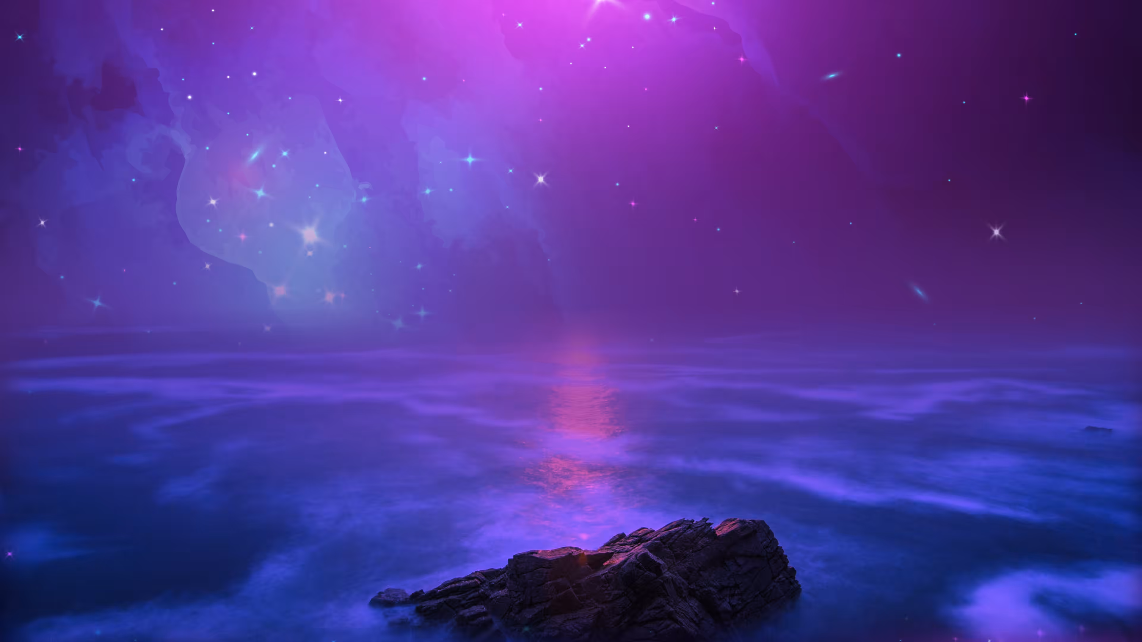 Stars Over The Ocean