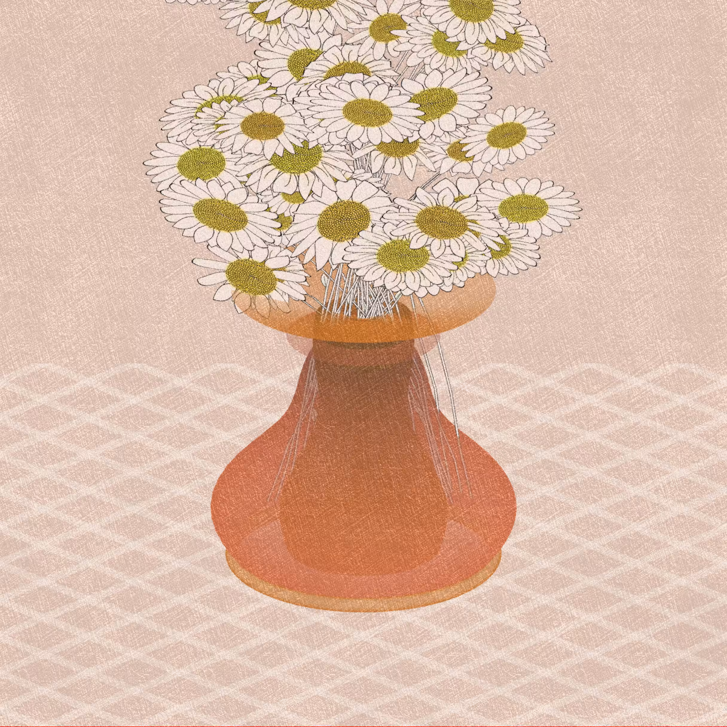 Vases and Daisies #6