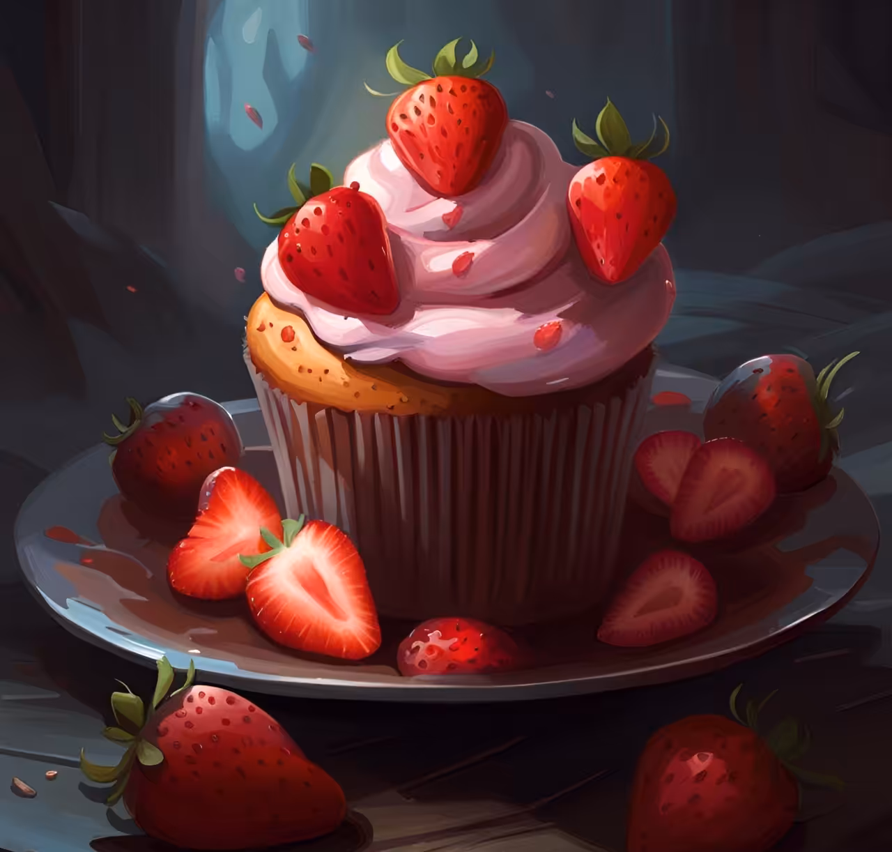 Strawberry Cupcake