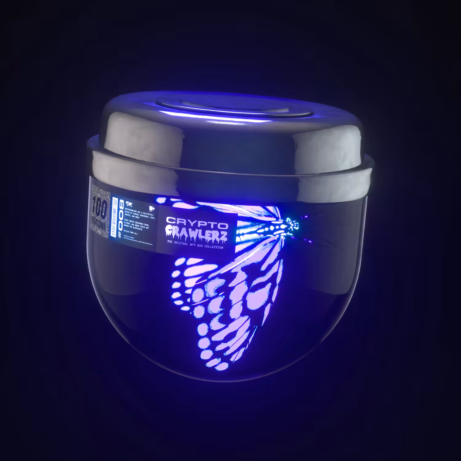 CryptoCrawlerz - Capsules - Series 01 - #008 - Violet