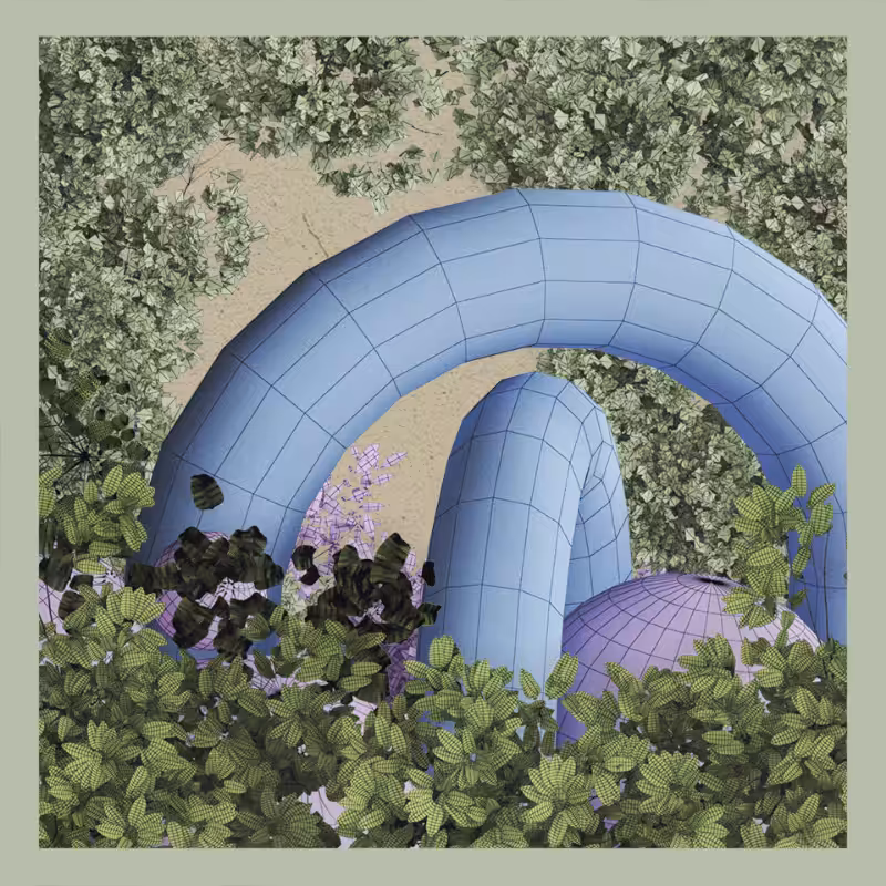 Geo-forest #3dart #29