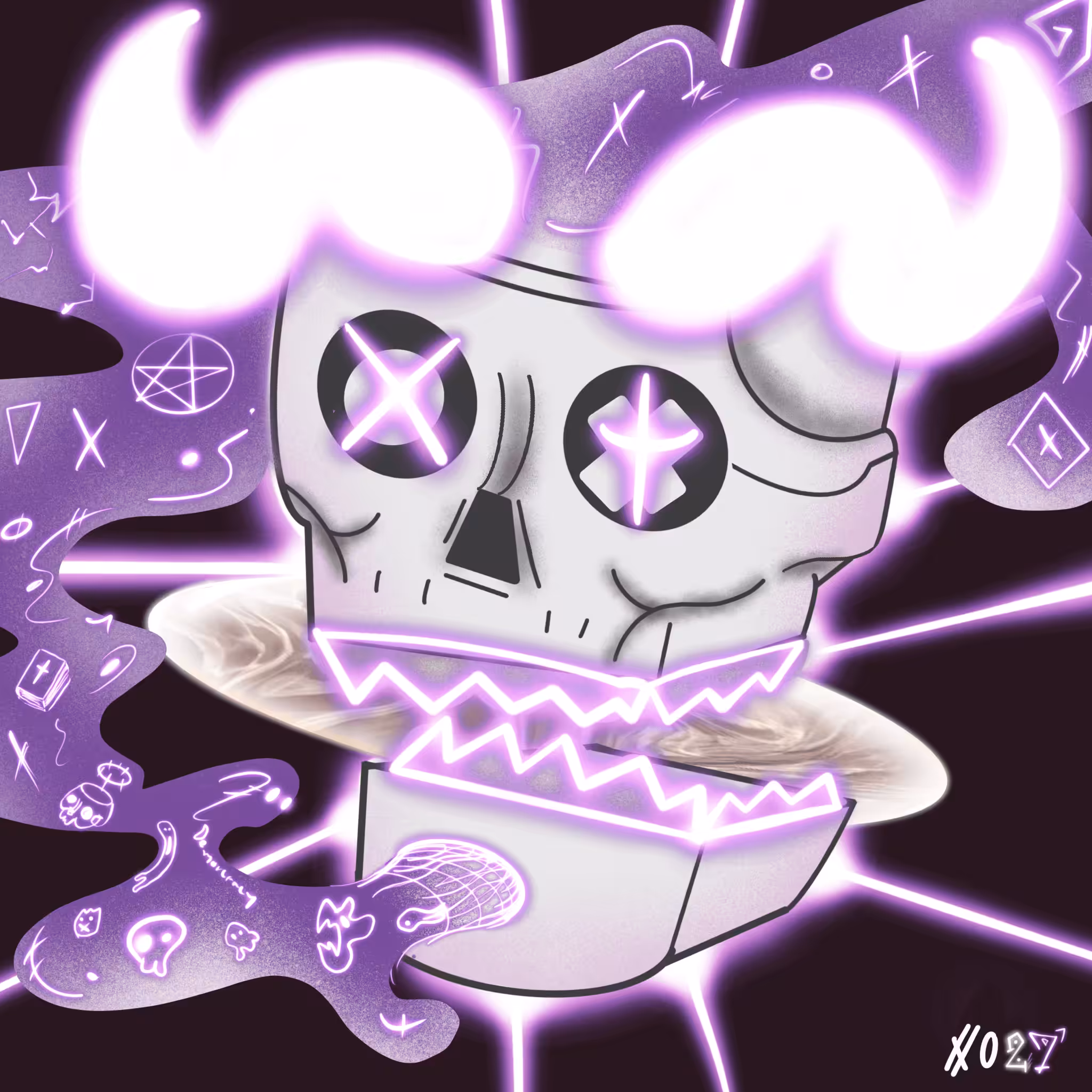 Crypto Skull #27 :Mad God