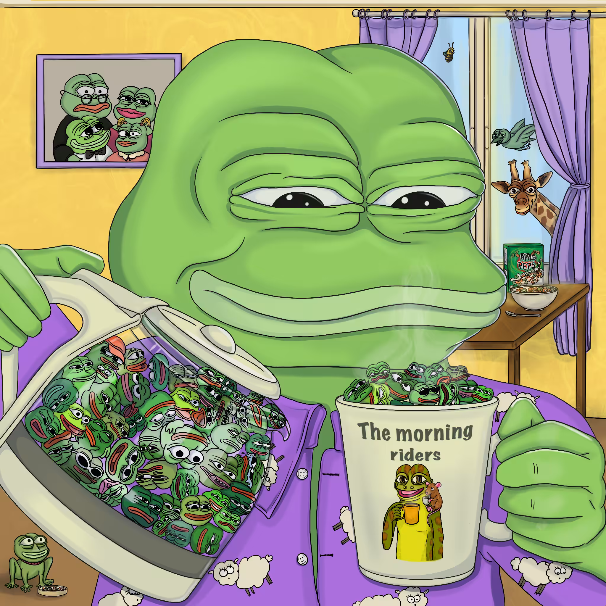 My morning cup of frogs
