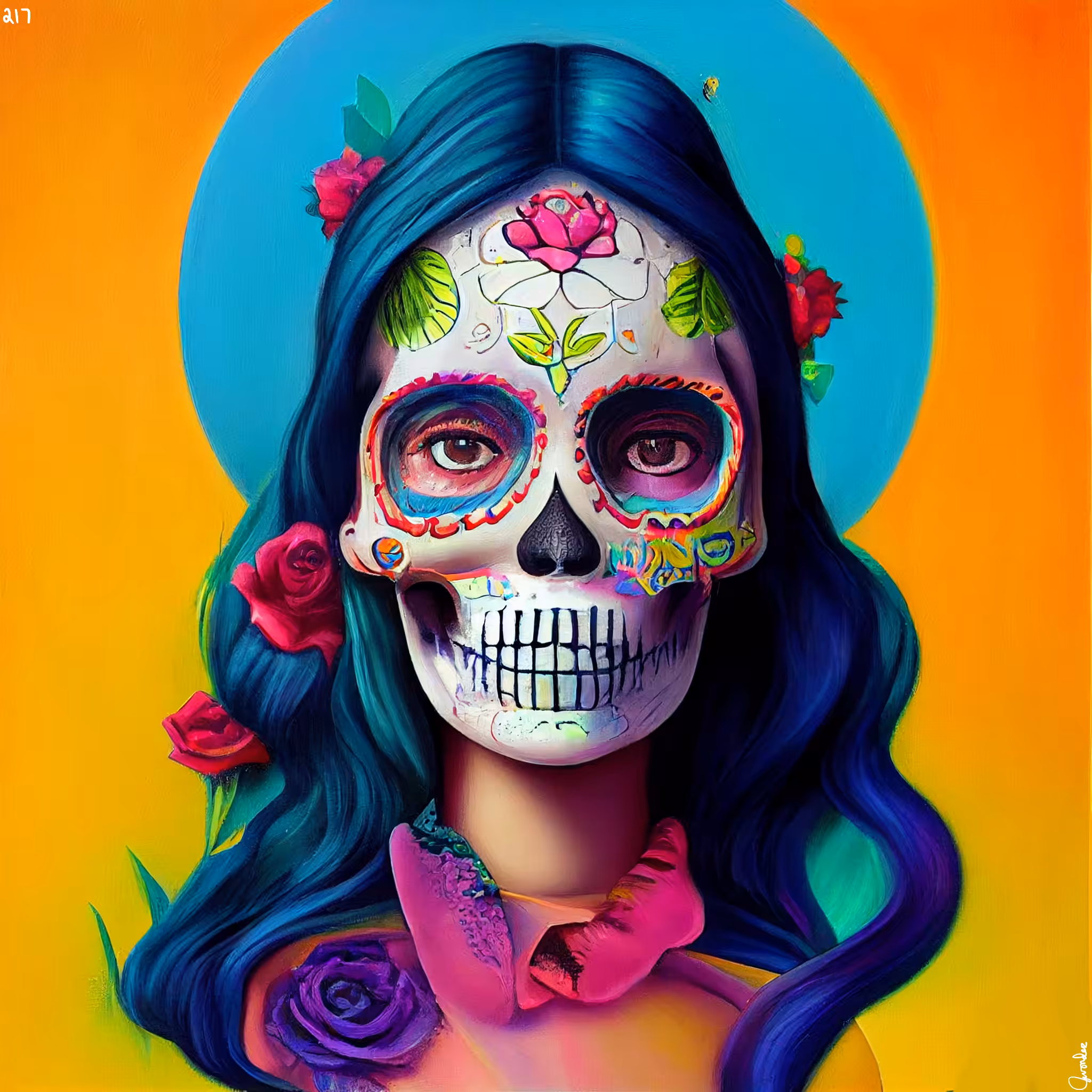 sugar skull #217