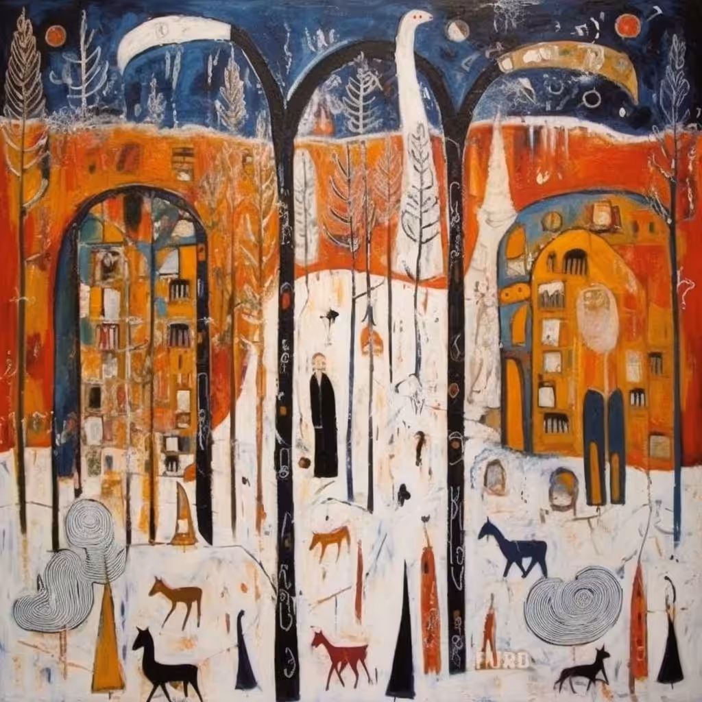 Feline Winter Wonderland