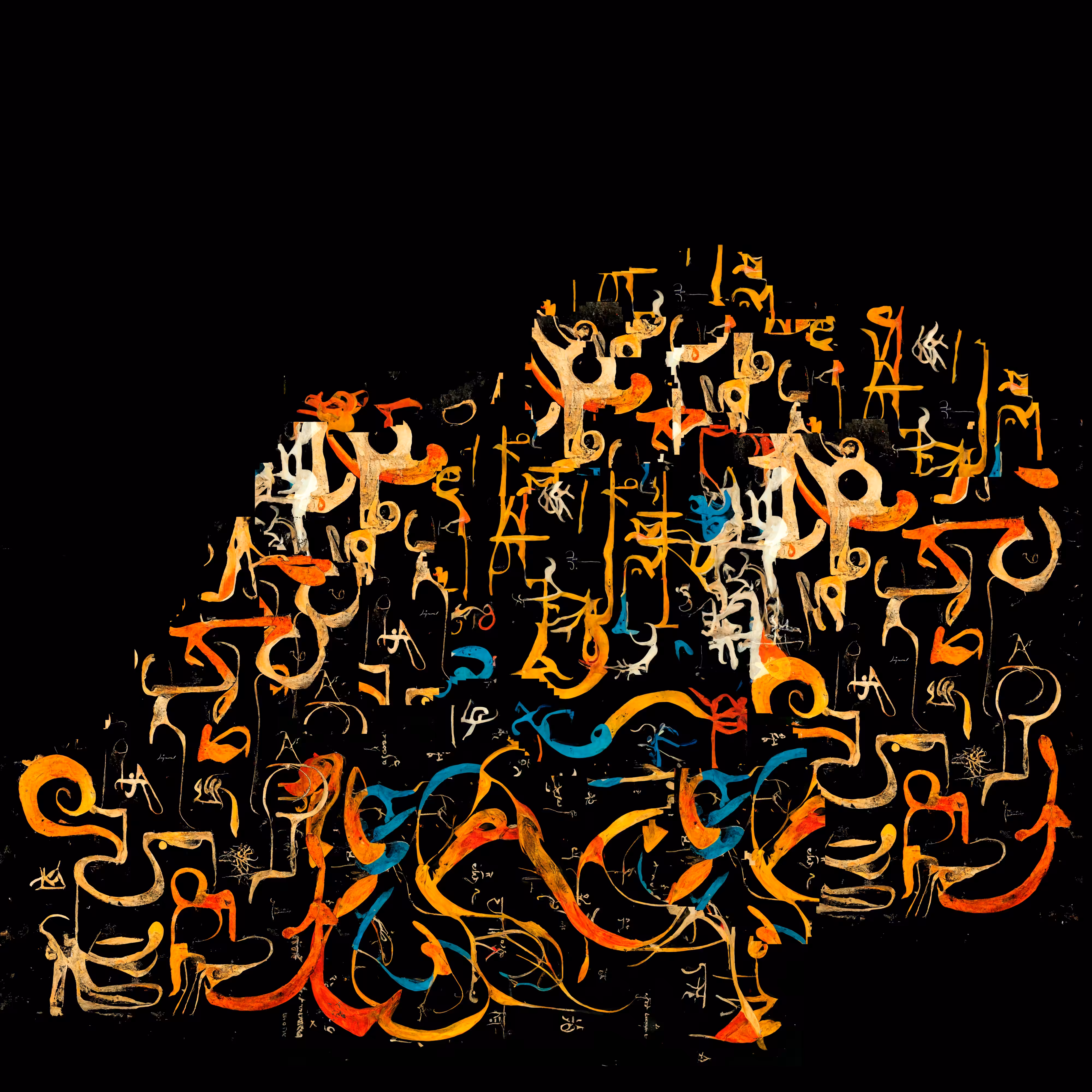 the monster of language has never left us alone 