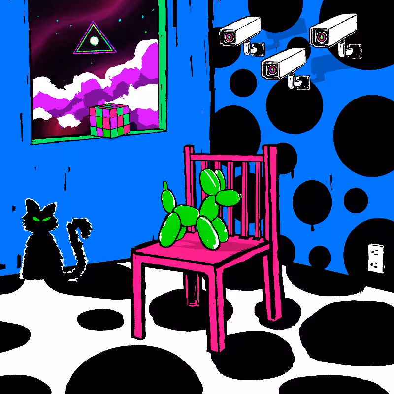 pink chair in the blue room #40