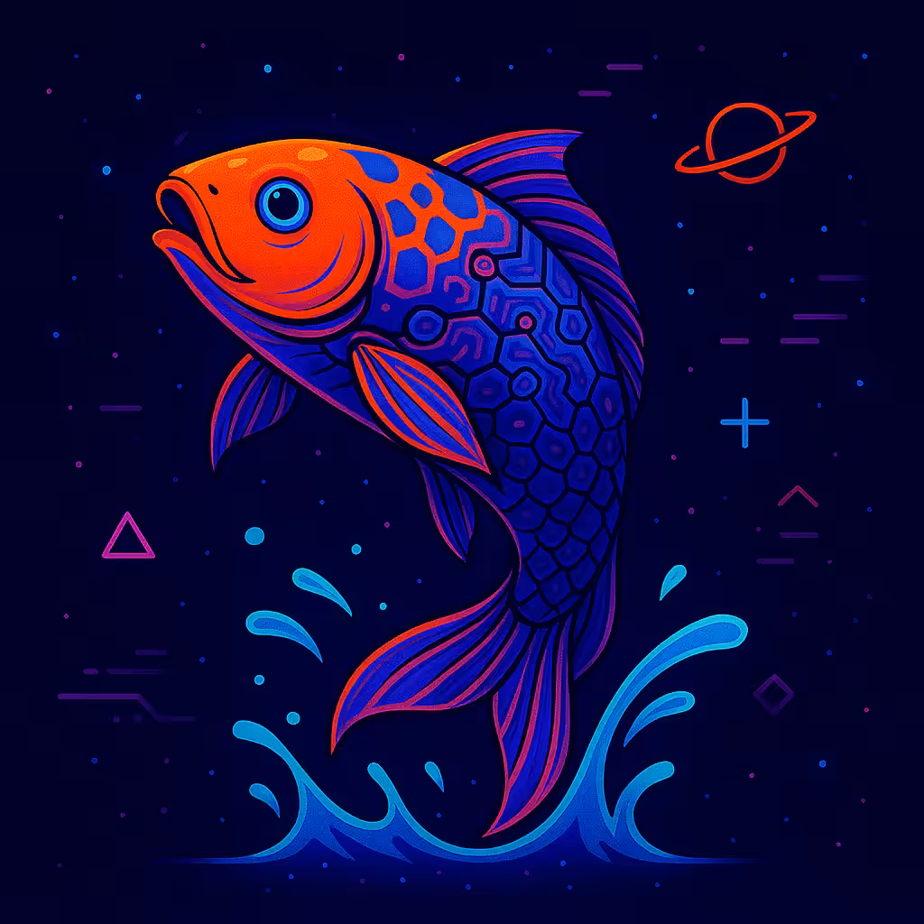 Neon Koi Ascension