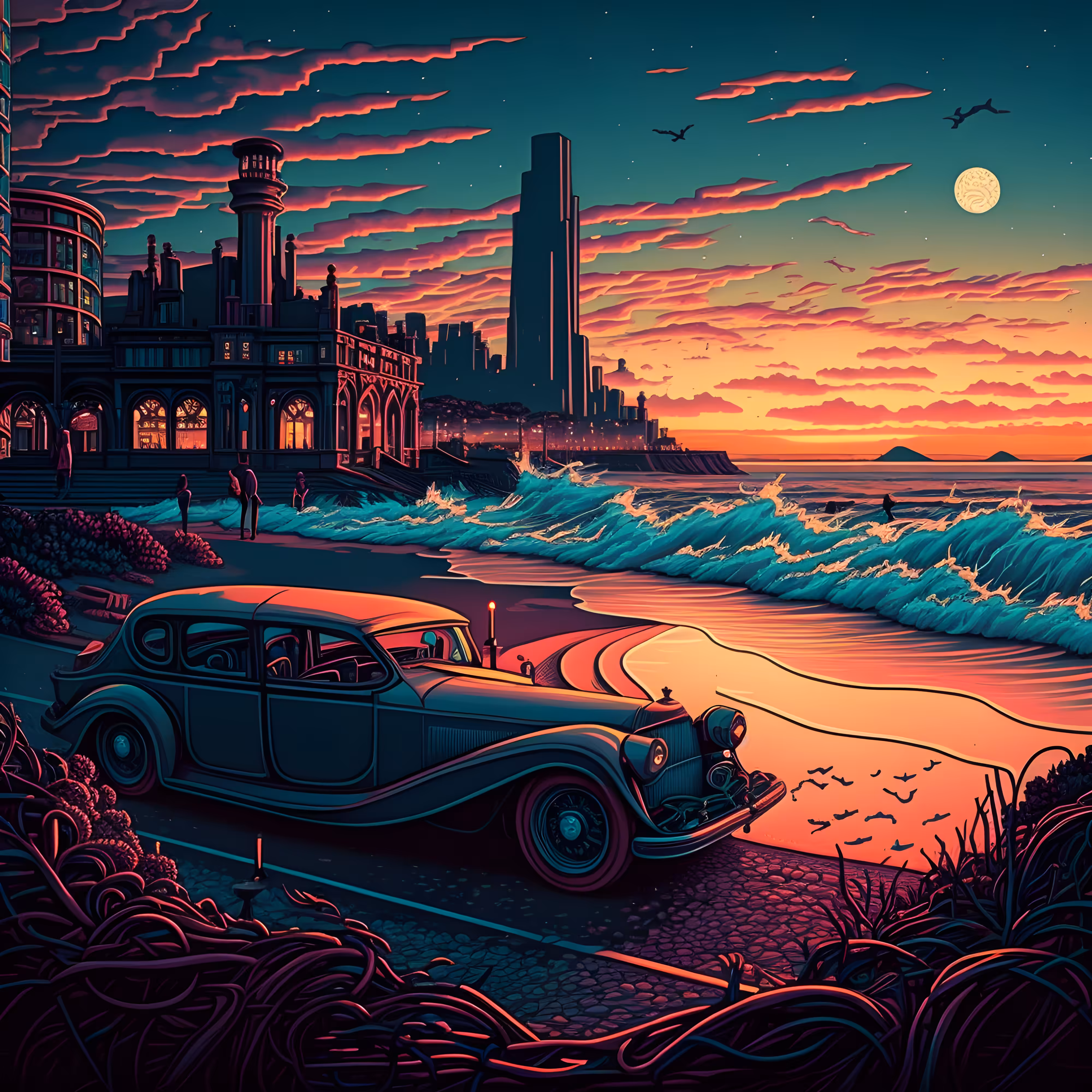 Retro Beachscapes #02